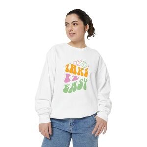 White Graphic Sweatshirt
